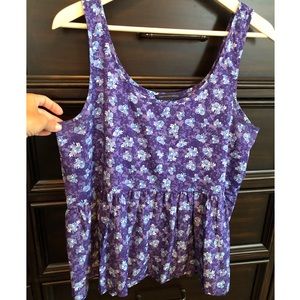 American Eagle Outfitters Tank Top Floral L